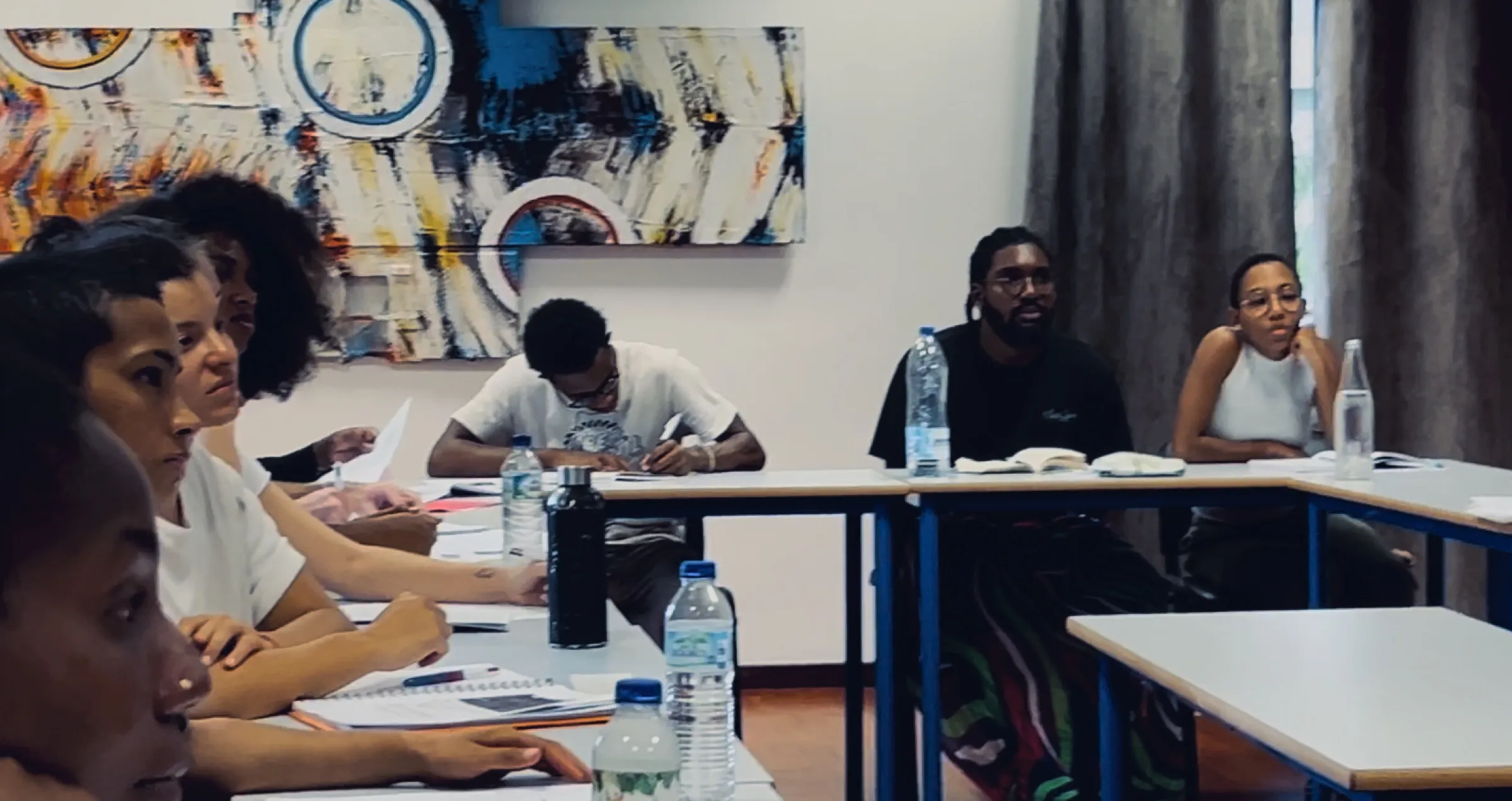 Conversations during the workshop